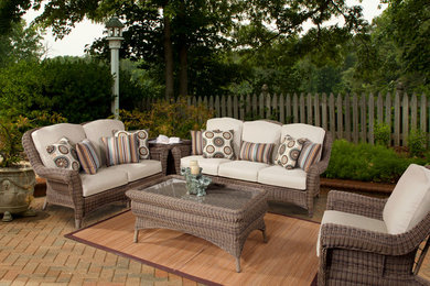 Example of a classic patio design in Raleigh