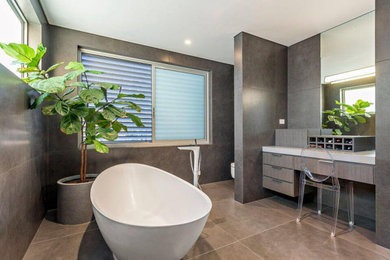 Design ideas for an expansive modern home design in Sydney.