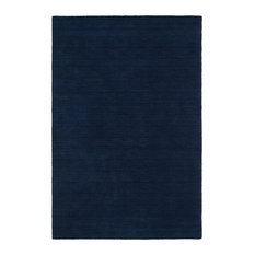 Kaleen Hand Made Renaissance Wool Rug, Navy, 7'6"x9'