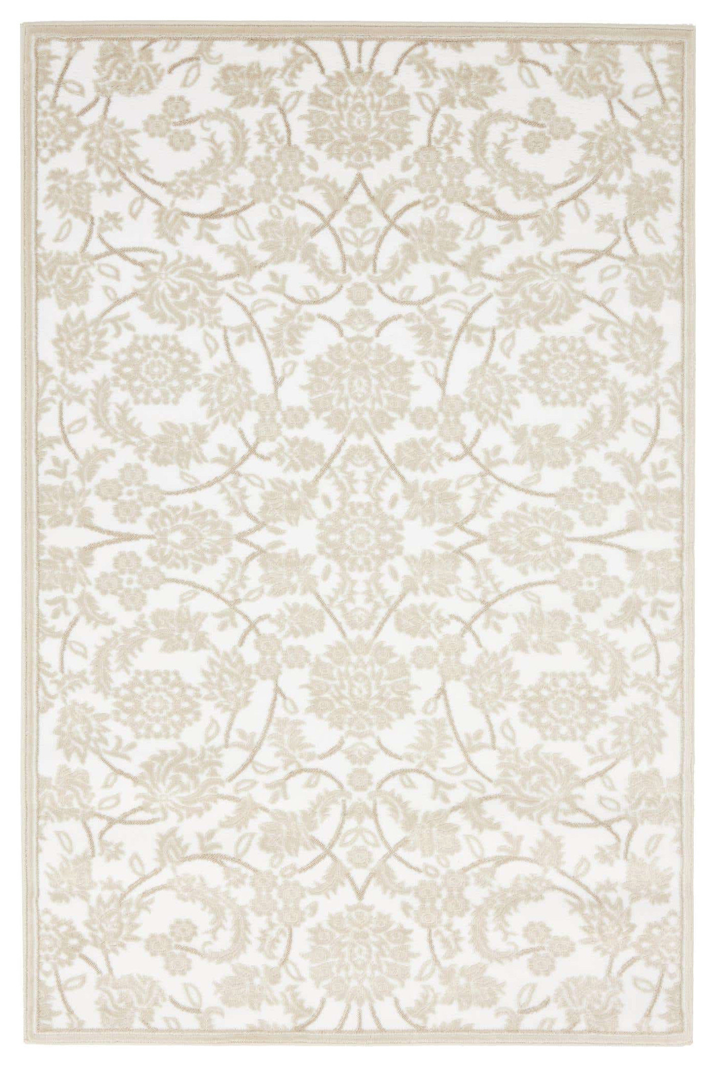 Rug Unique Loom Rushmore Tan Rectangular 4' 0 x 6' 0 - Traditional ...