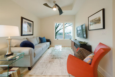 Inspiration for a living room remodel in Atlanta