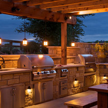 outdoor kitchen