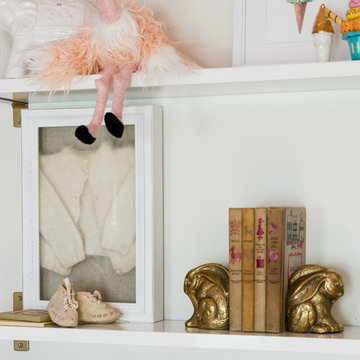 Reinvented bedroom suite for three little girls (featured in Boston Globe Mag)