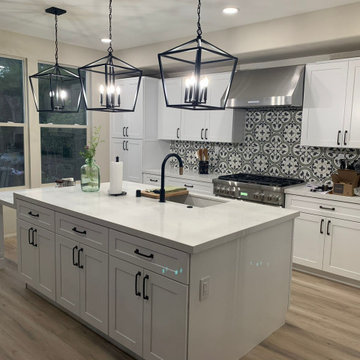 Kitchen Remodeling & Opening Big wall & Flooring and Painting