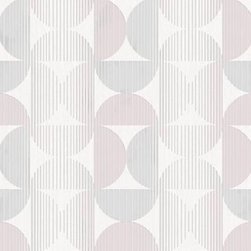 Sphere Blush from the House Beautiful Roller collection by Hillarys. - Roller Shades