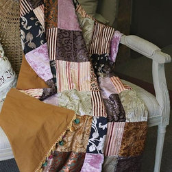 Velvet Patch Throw - Throws