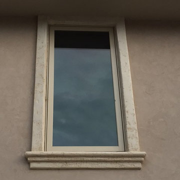 Window Surround - Decorative Crushed Limestone Coatings