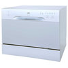 6 Place Settings Silver Countertop Dishwasher