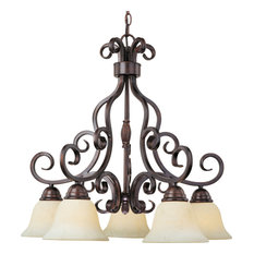Manor 5-Light Chandelier, Oil Rubbed Bronze