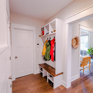 Mudroom Lockers with Built-In Bench