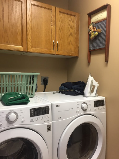 laundry room needs update