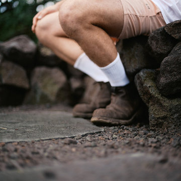 Rock Seat Wall