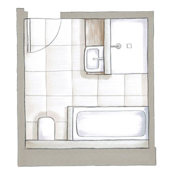 Grundriss Badezimmer Winsen (Luhe)