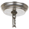 Crystorama 6106-SA 5 Light Chandelier in Antique Silver