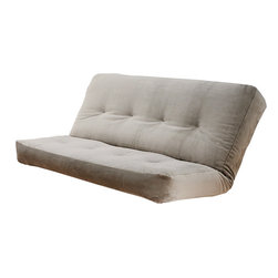 5000 Series Futon Mattress with premium Cover in Viva Storm - Futon Mattresses