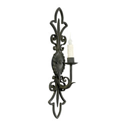 SC-189 Hand Forged Iron Wall Sconce - Wall Sconces