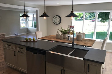 Transitional kitchen photo in Other