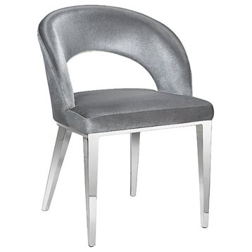 Pine Dining Chair Gray