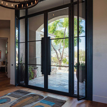 Custom Modern Iron Entry Door