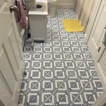 Bathroom Floor Tile Stickers