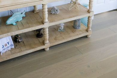 Inspiration for a coastal entryway remodel in Nashville