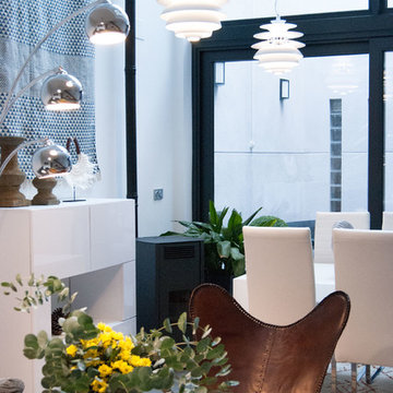 Decoración étnica de un unifamiliar