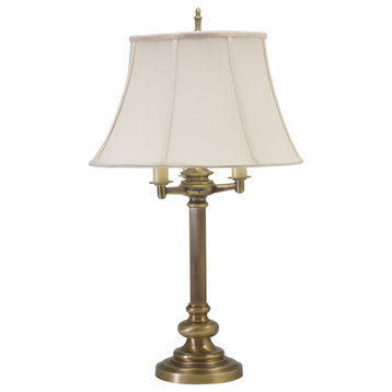 House of Troy N650 Newport 4 Light Table Lamp - Antique Brass