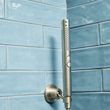 Fresh & Funky Double Bathroom Remodel