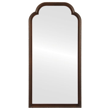 Angelina Framed Full Length Mirror, Clover Cathedral, 23.6x47.6, Sunset Gold