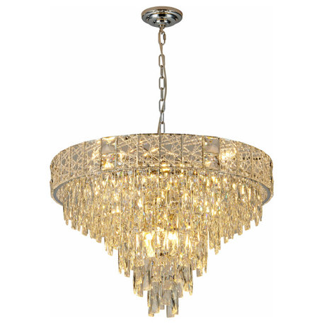 Hikari Tiered Crystal Chandelier