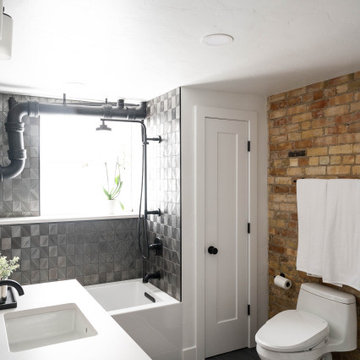 Modern Industrial Bathroom Remodel