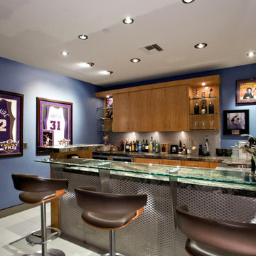 Arcadia Suburban Modern | Wet Bar