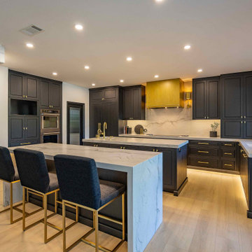 Chino Hills, kitchen, wall unit and bath remodel