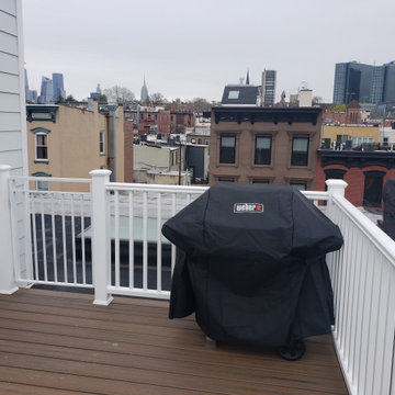 New Roof Deck, Kitchen and Bathroom Remodel on Garden Street in Hoboken