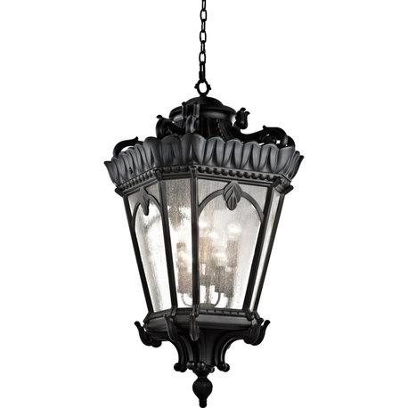 Kichler Tournai Eight Light Outdoor Pendant 9568BKT