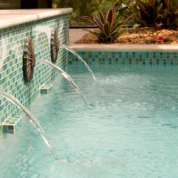 Water feature close up