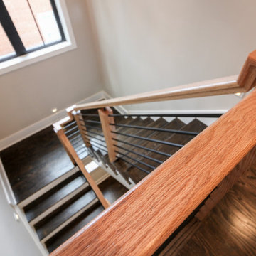 Project #69 | Contemporary Staircase with Horizontal Metal Rods