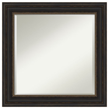 Accent Bronze Beveled Wall Mirror - 25 x 25 in.