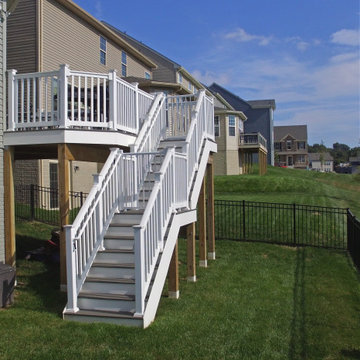 TimberTech Silver Maple Deck and Stairs in Frederick MD
