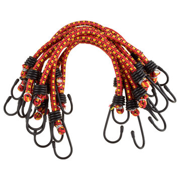 Stalwart 12" Bungee Cords, 10 Pack