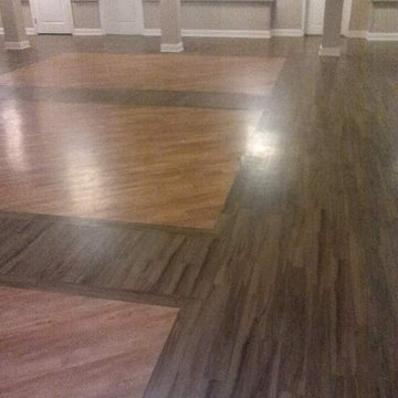 Vinyl and Wood Floor Install