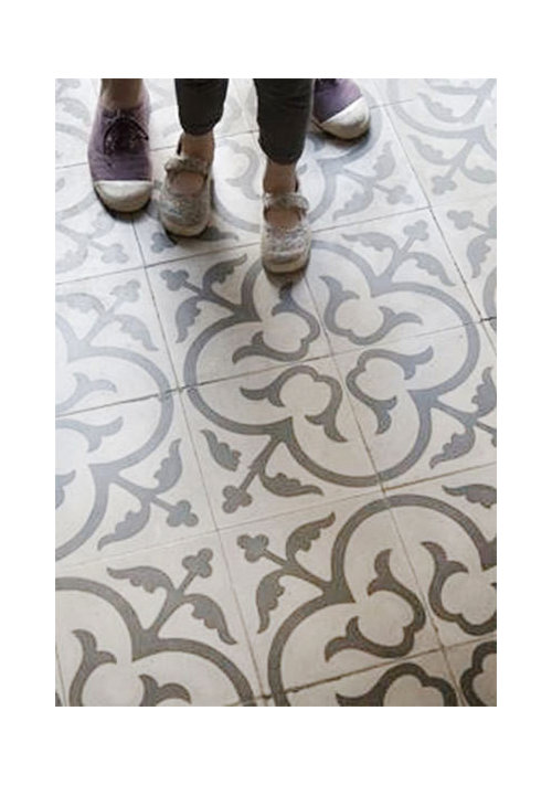 stencil tile floor