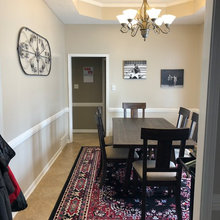 Brown/Black/Gray dining room