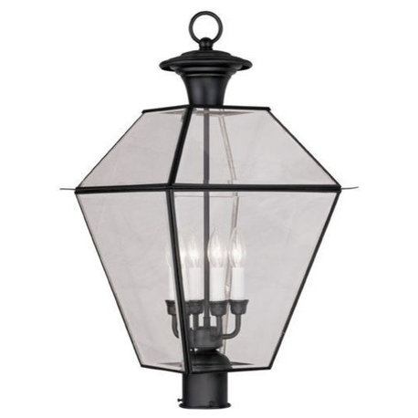 Westover Outdoor Post Head, Black
