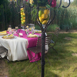Wrought Iron Candelabras - Candleholders