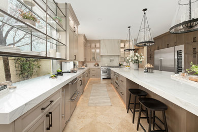 Inspiration for a contemporary kitchen remodel in Las Vegas