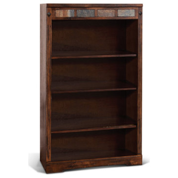 48" Tall Modern Wood Bookcase Home Office Storage