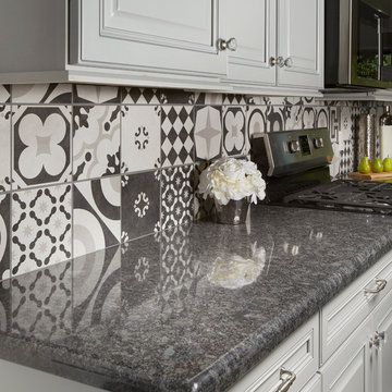 Steel Grey Granite Kitchen Counter