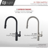 STYLISH Kitchen Sink Faucet Single Handle Pull Down Dual Mode Stainless Steel