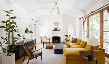 16 Ways to Work Yellow Seating into Your Living Room